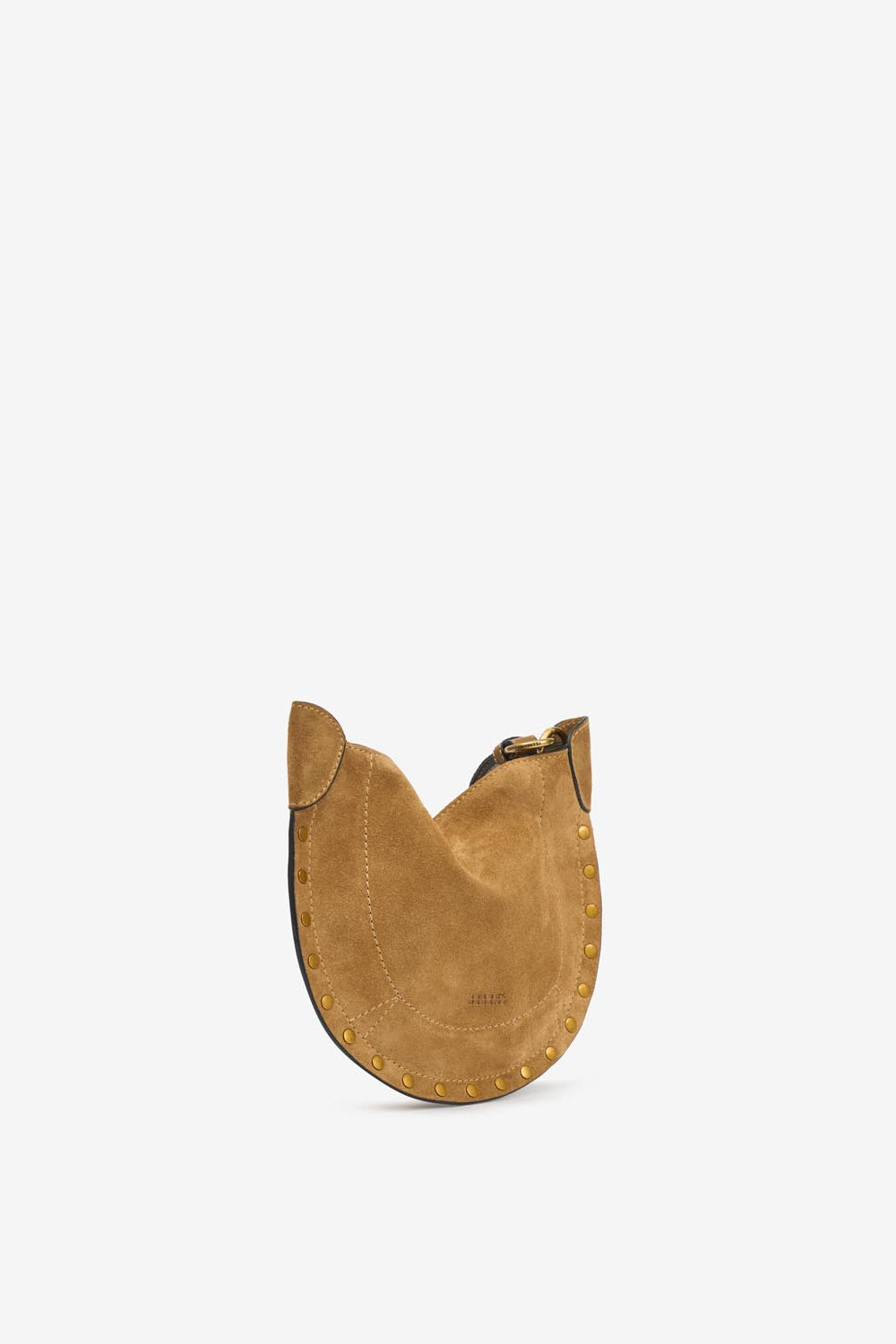 Bolso de hombro en piel de ante mini moon soft - Camel - Woman - 4