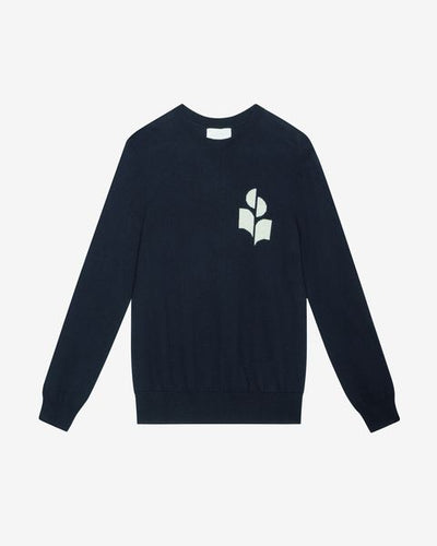 Pullover evans mit logo aus wolle und baumwolle - Midnight - Man - 5