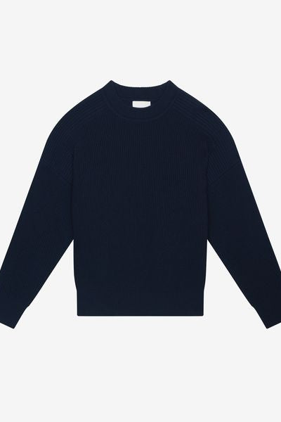 Barry merinos wool sweater - Midnight - Man - 2