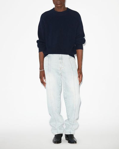 Maglione barry in lana merino - Midnight - Man - 2