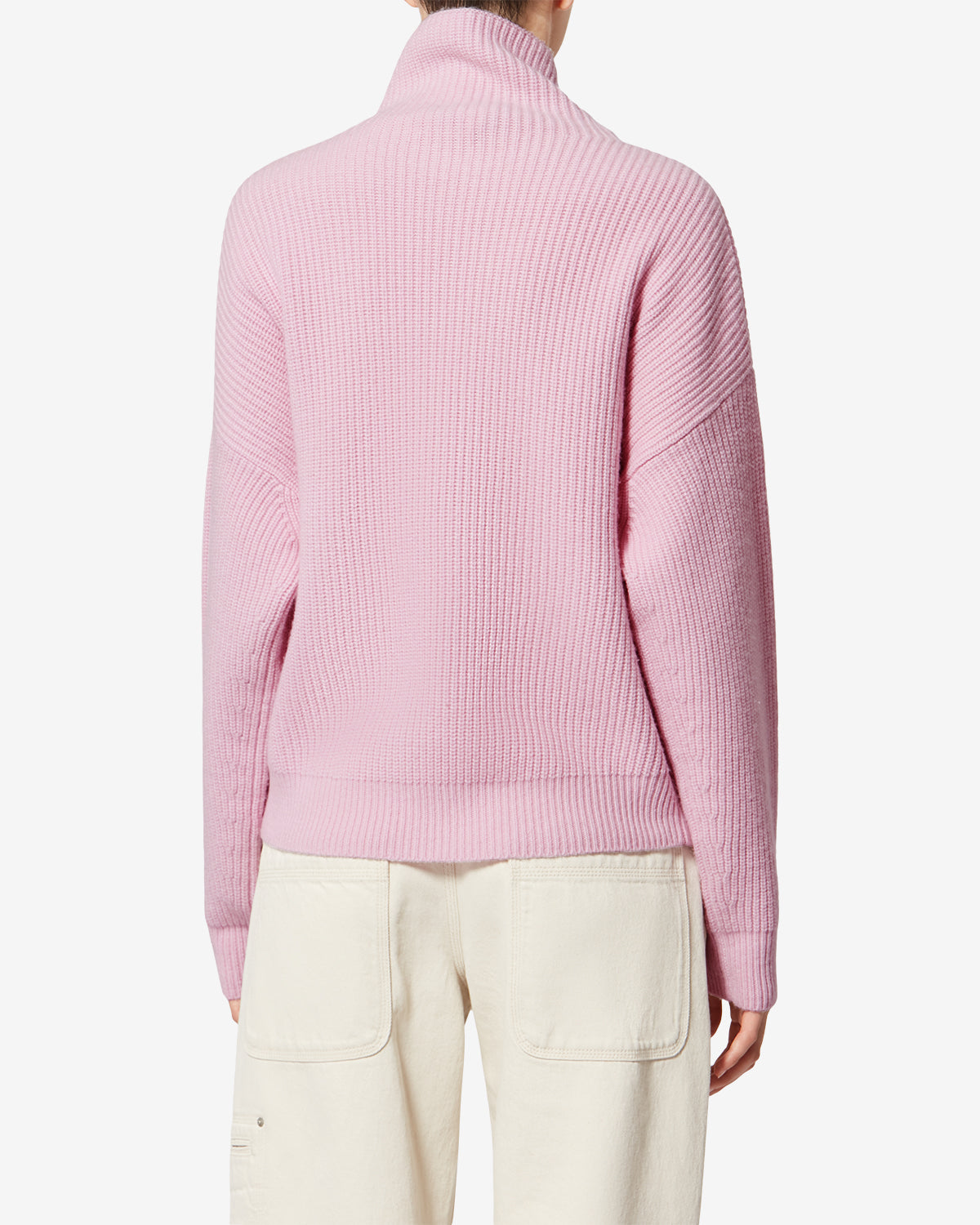 Maglione in lana merino e cashmere brooke - Rosa - Woman - 4