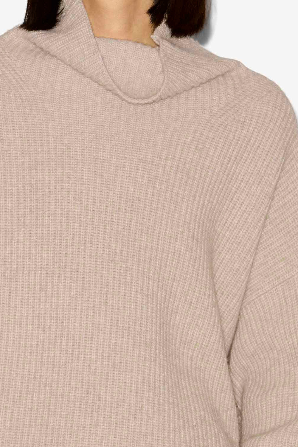 Pull brooke en laine mérinos et cachemire - Beige - Woman - 3