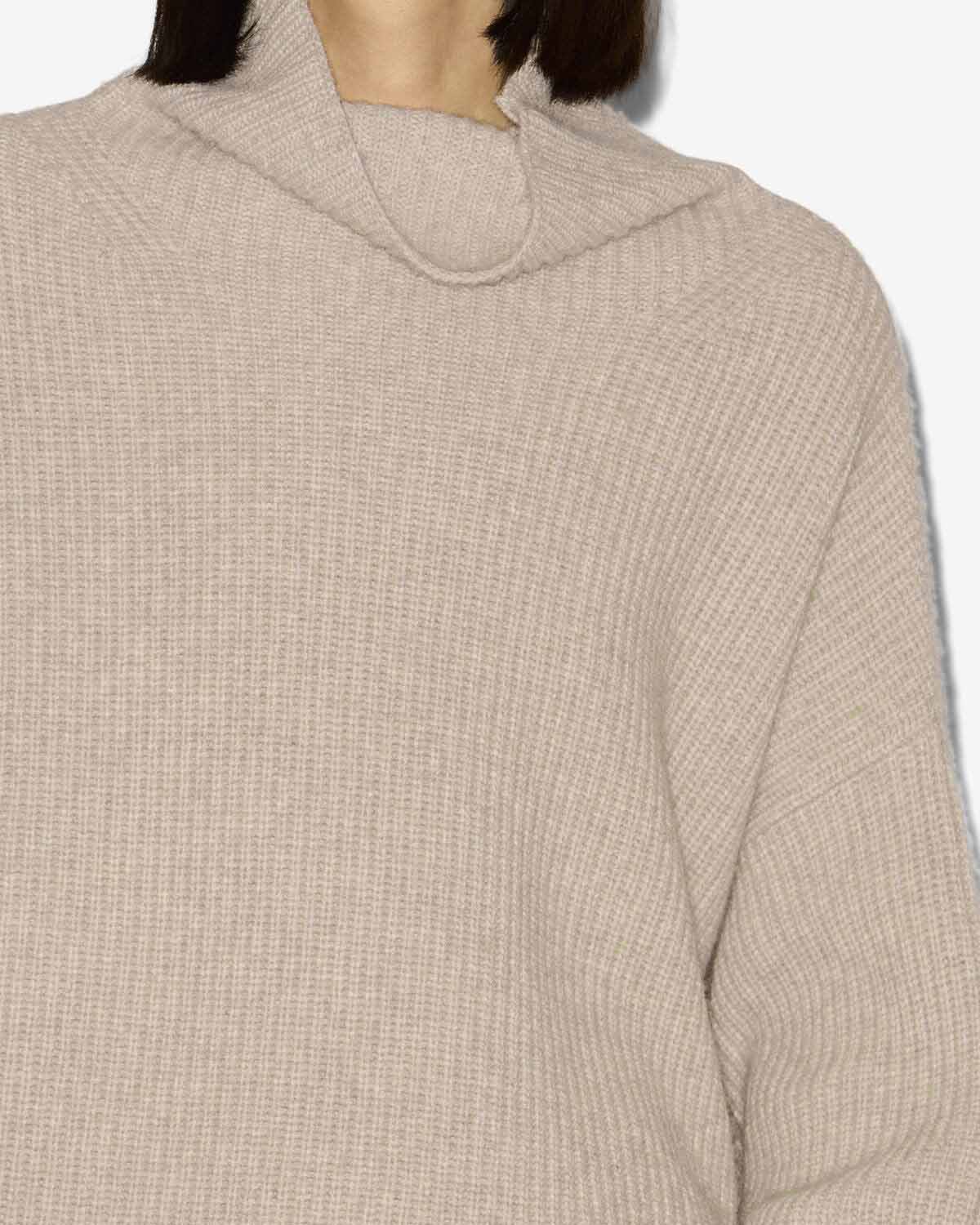 Pull brooke en laine mérinos et cachemire - Beige - Woman - 2