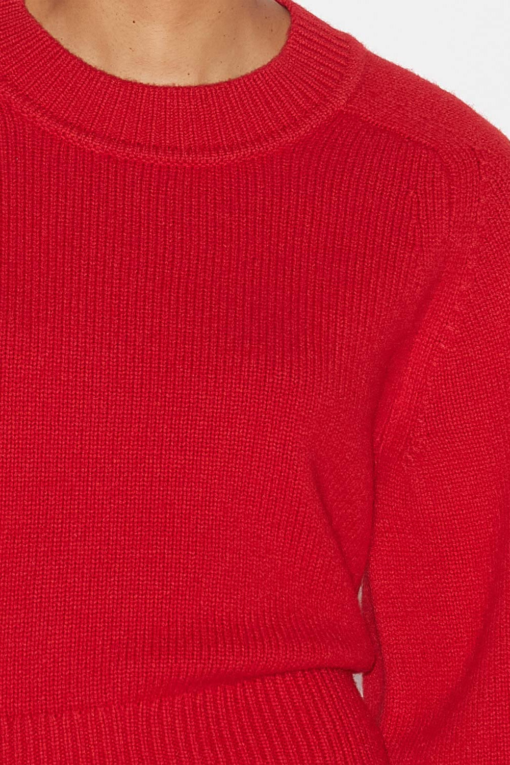Leandra merinos wool and cashmere sweater - Poppy red - Woman - 3