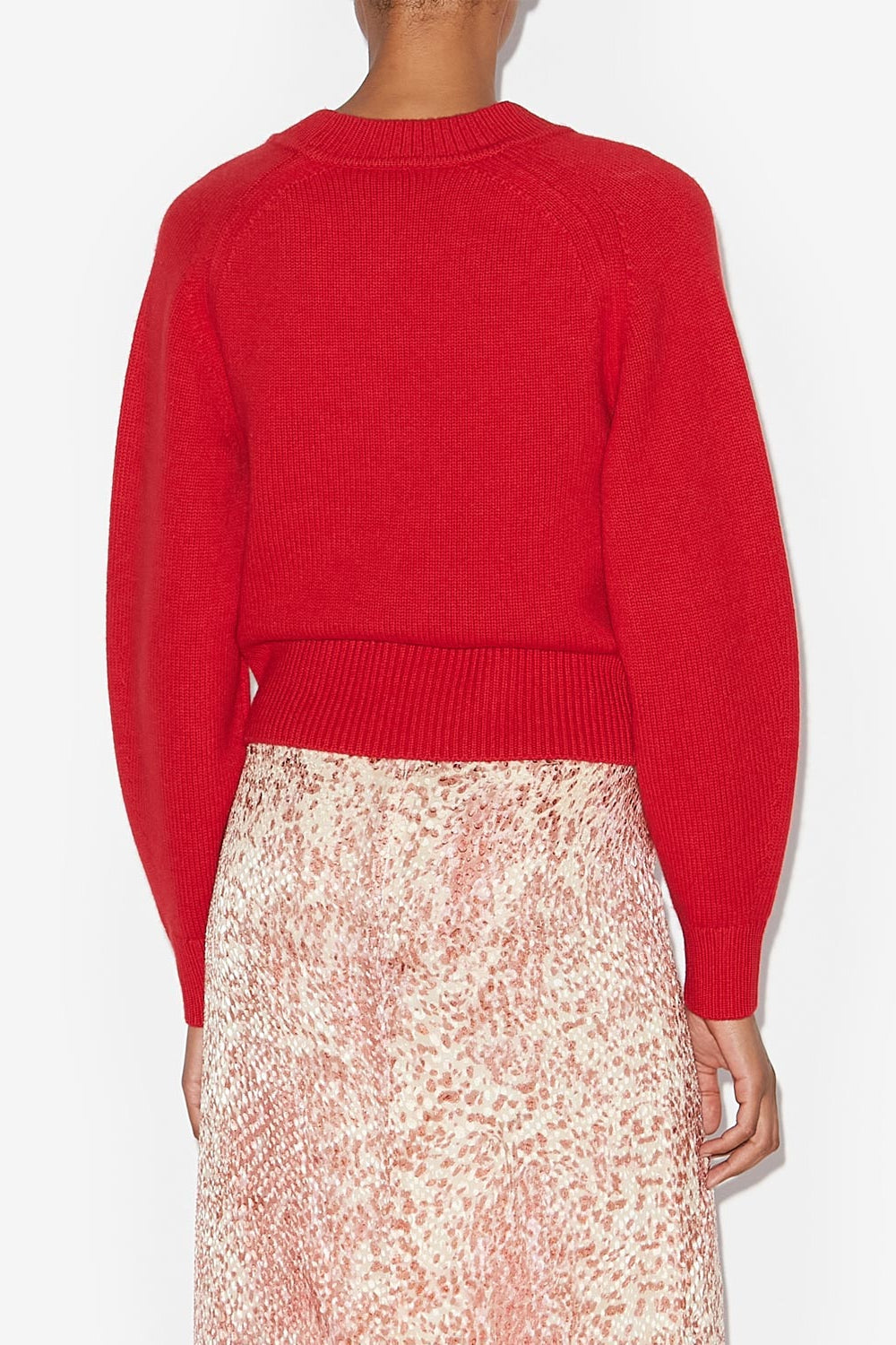 Leandra merinos wool and cashmere sweater - Poppy red - Woman - 5
