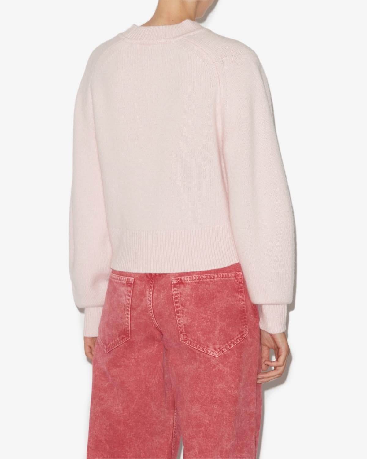 Leandra cashmere sweater Woman Light pink 5