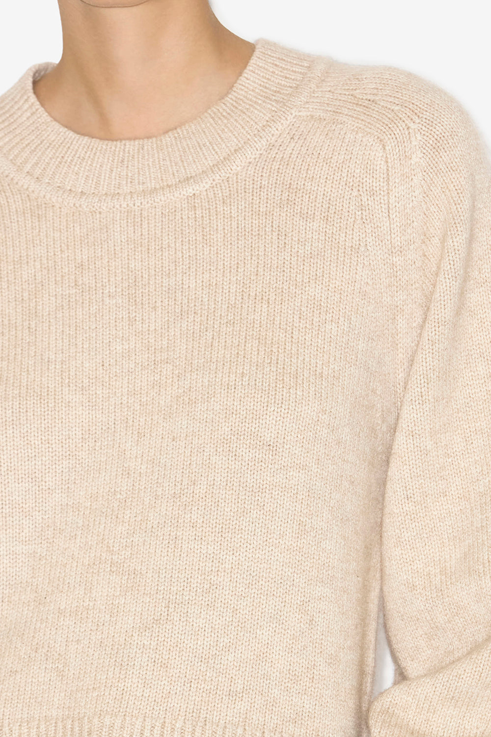 Leandra merinos wool and cashmere sweater - Light beige - Woman - 3