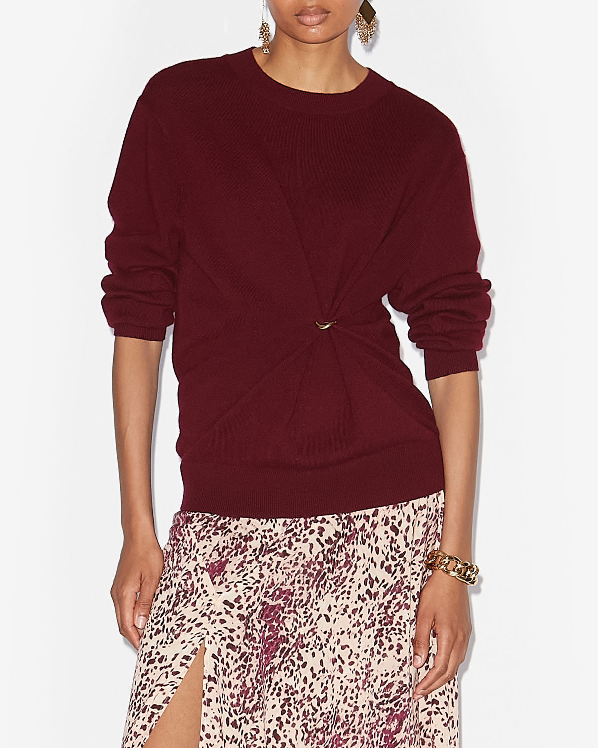 Pullover ilaria Woman Bordeaux 5