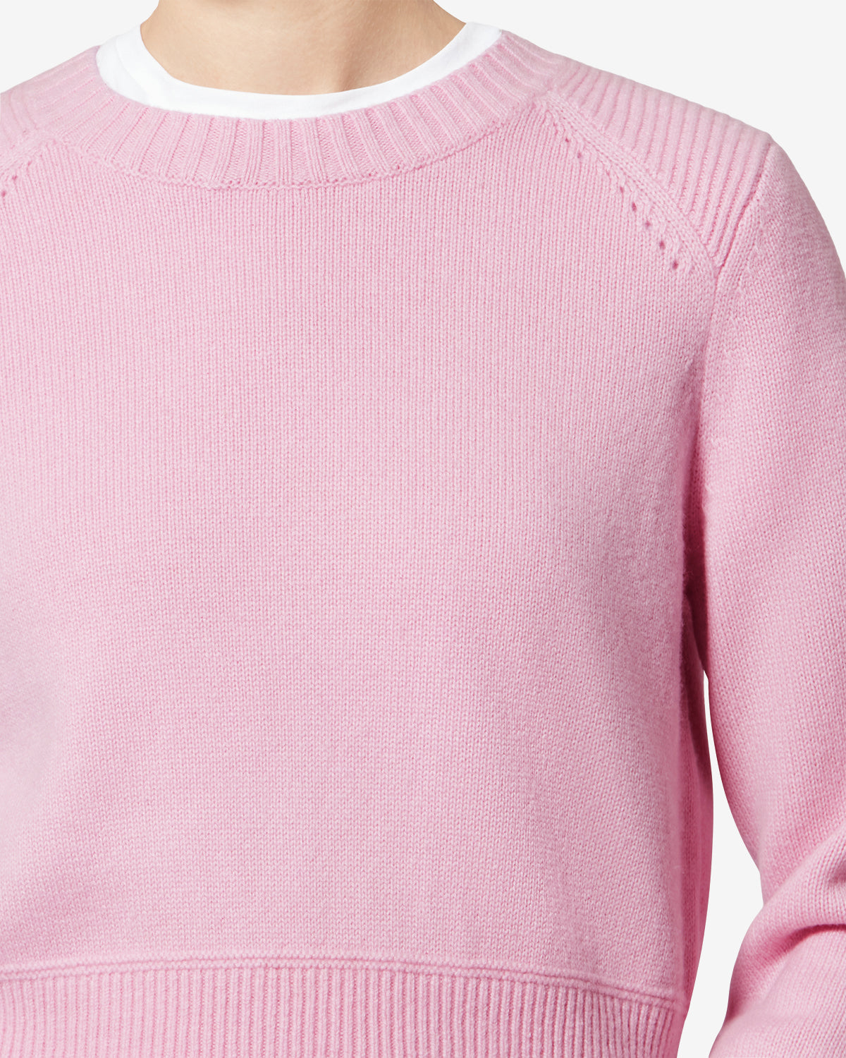 Pull cornelia en laine - Rose - Woman - 2