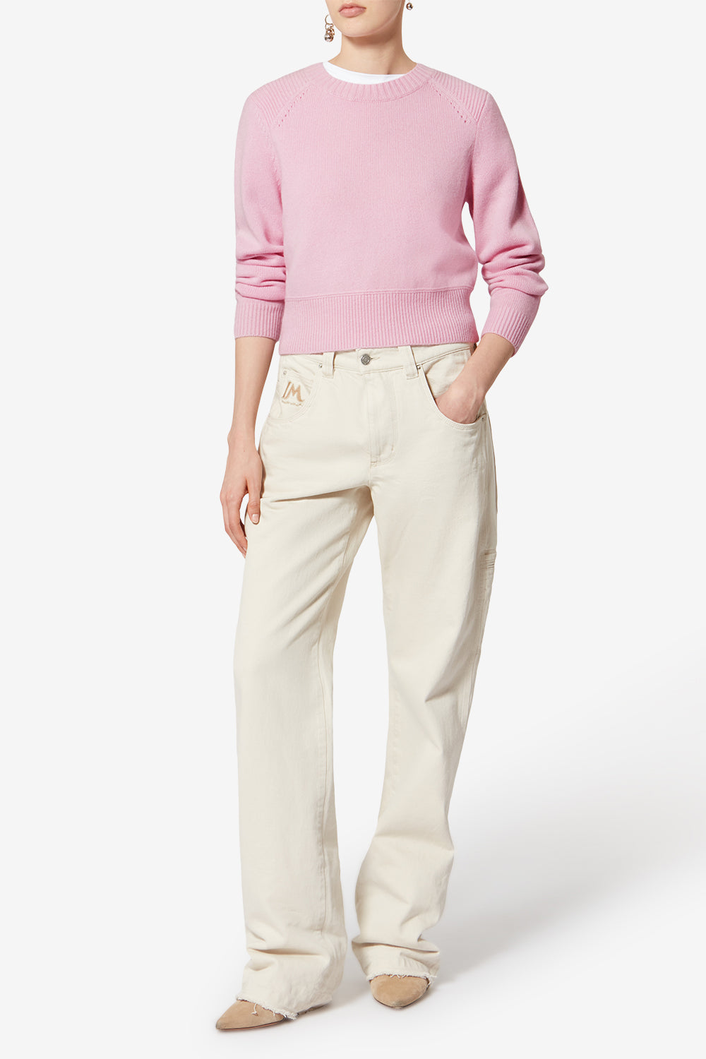 Maglione cornelia in lana - Rosa - Woman - 2