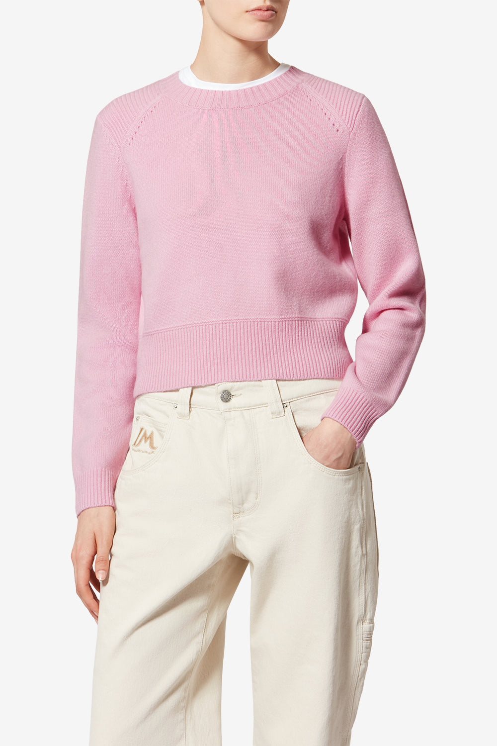 Maglione cornelia in lana - Rosa - Woman - 4