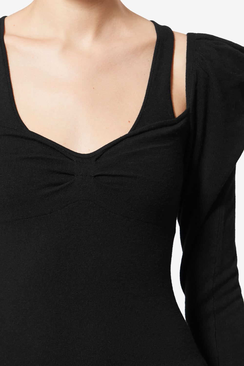 Sielle wool sweater - Black - Woman - 3