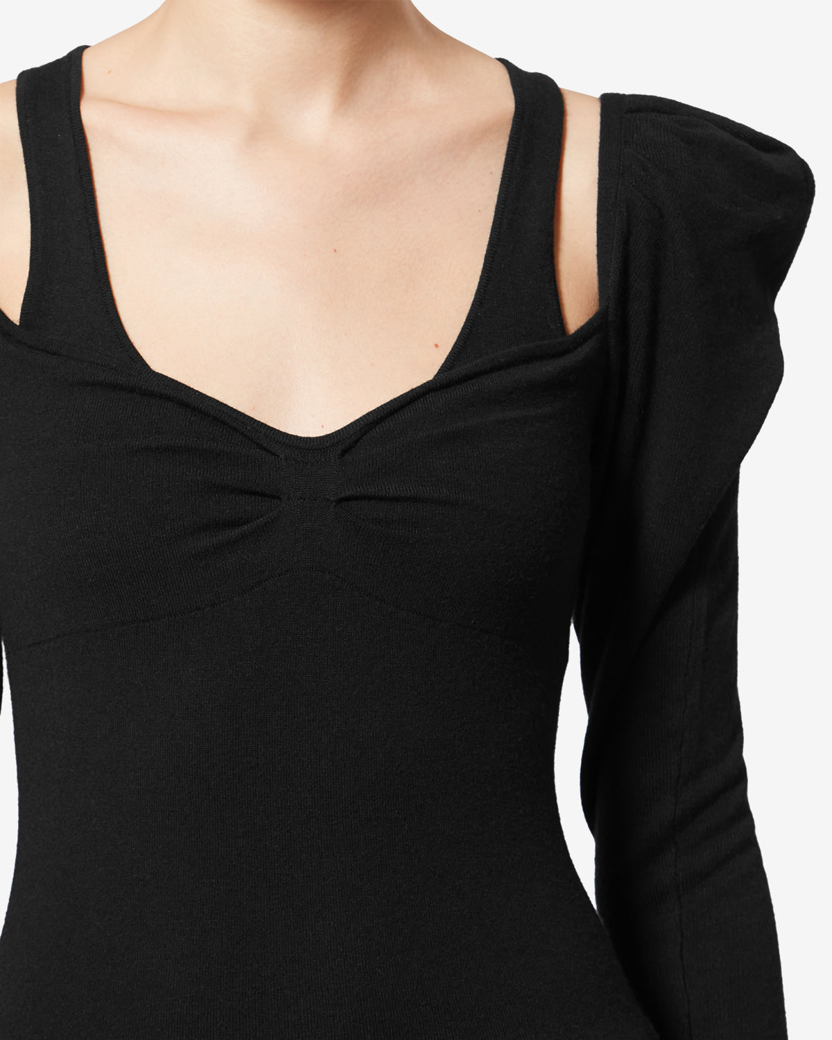 Maglione sielle in lana - Nero - Woman - 2