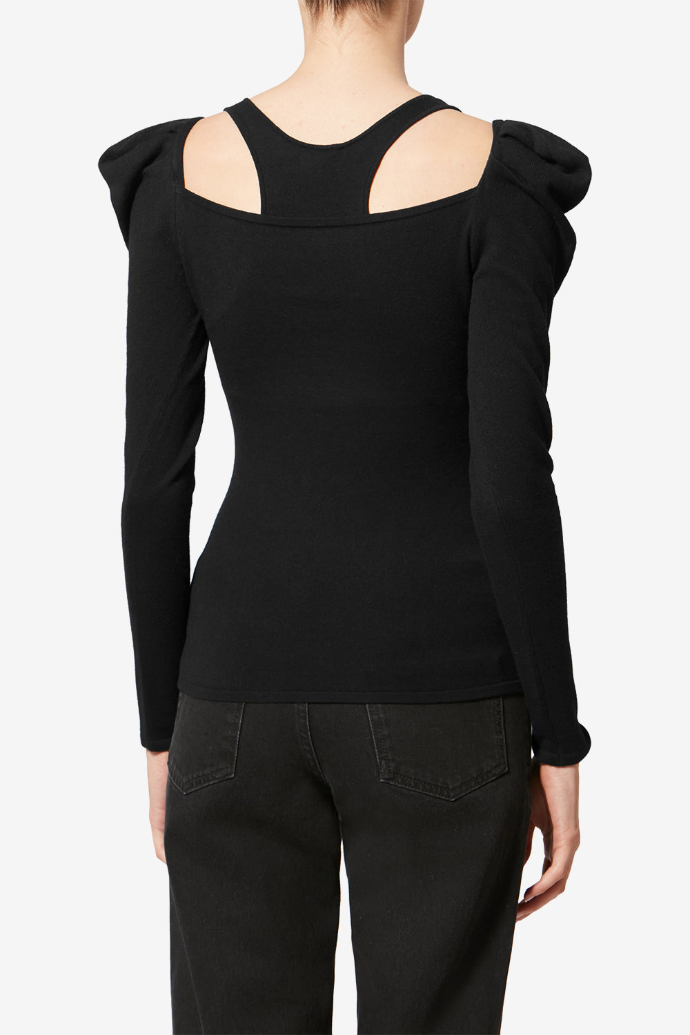 Sielle wool sweater - Black - Woman - 5