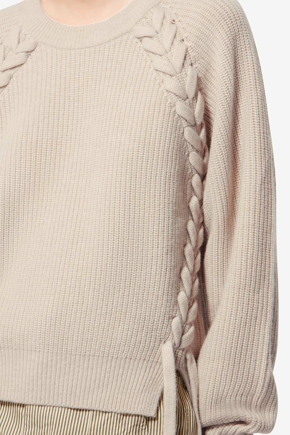 Tulliam wool and cashmere knit sweater - Ecru - Woman - 3