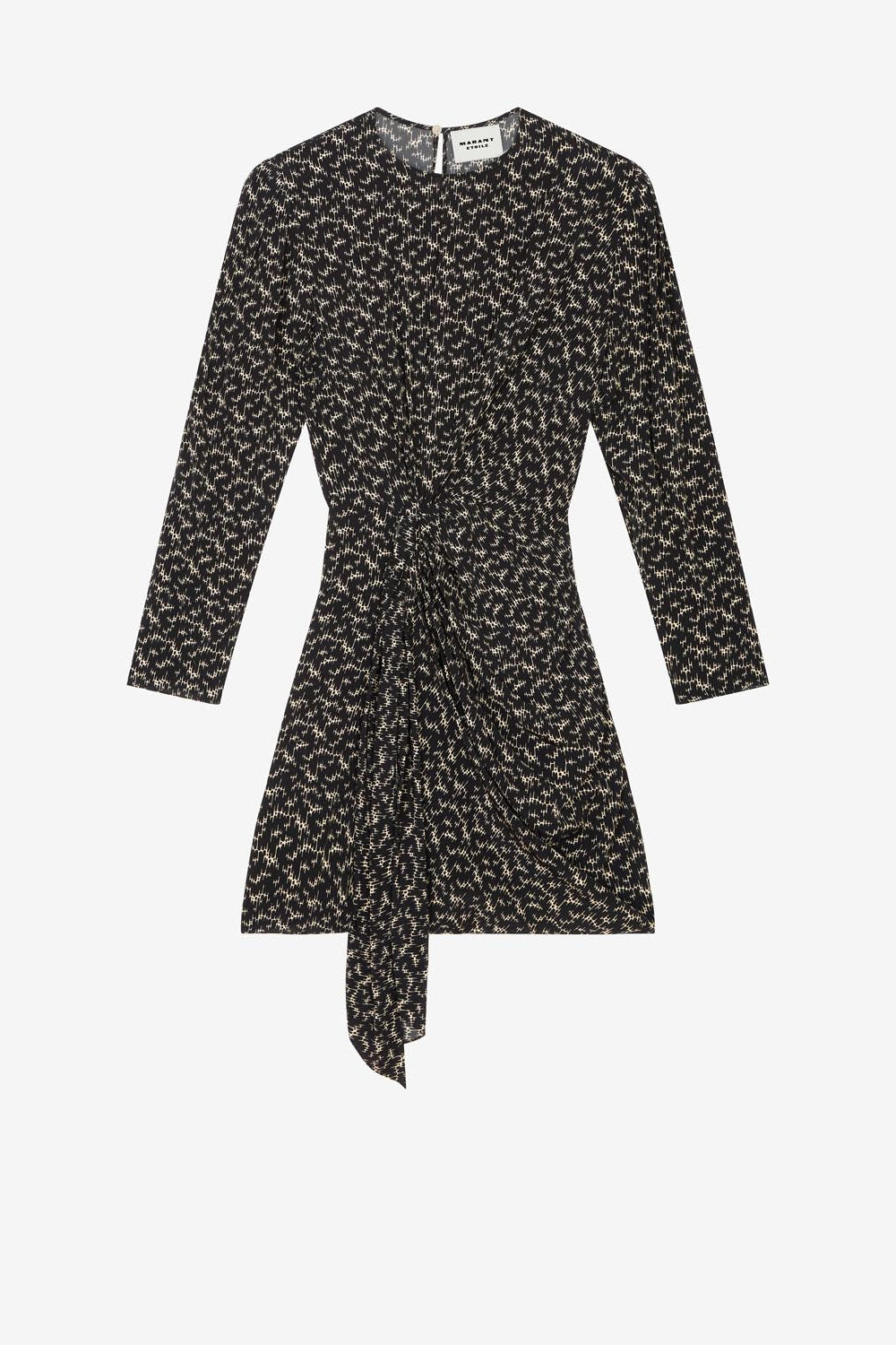 Dulce viscose short dress - Nero - Woman - 1