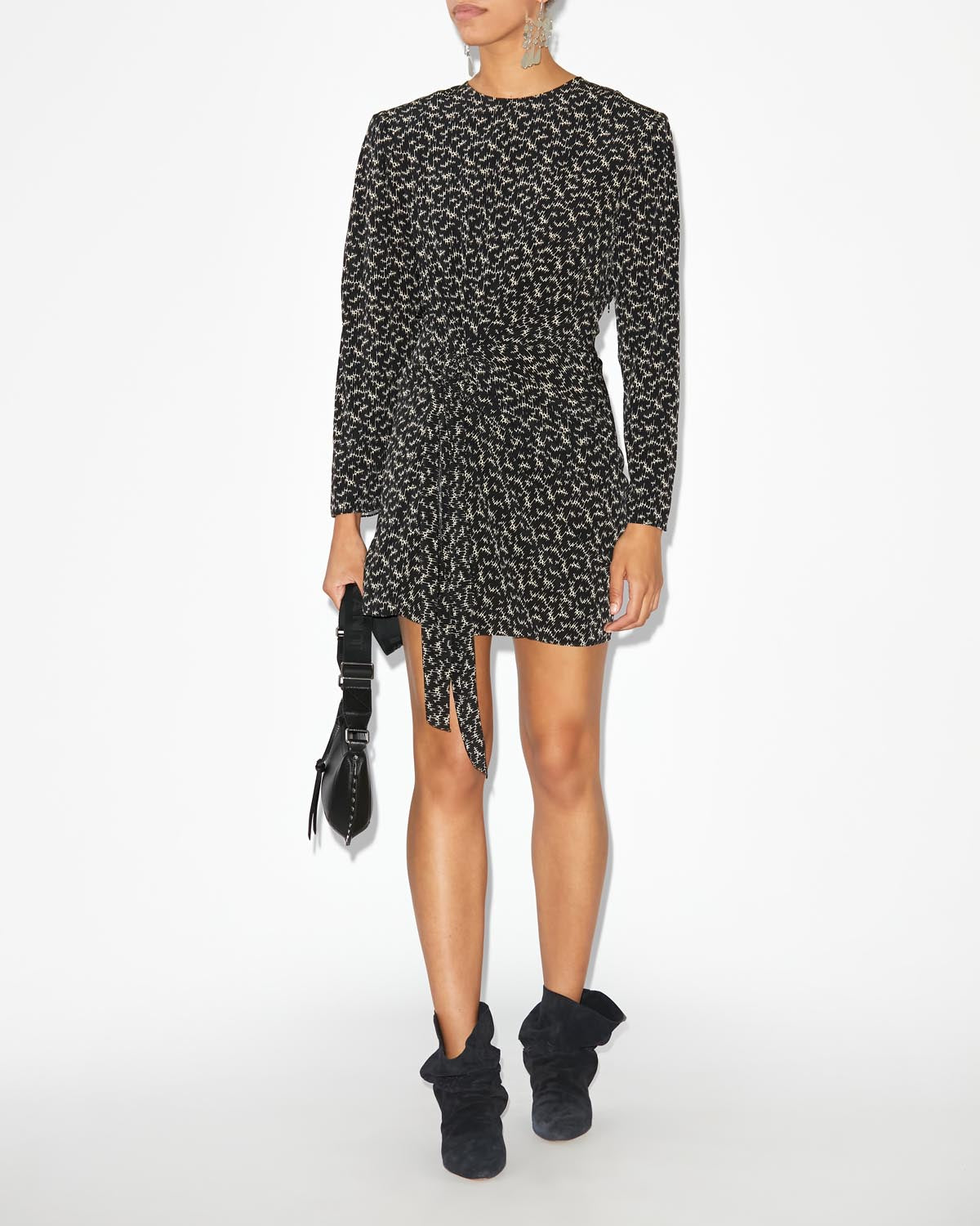 Dulce Dress Woman black | ISABEL MARANT Official online store