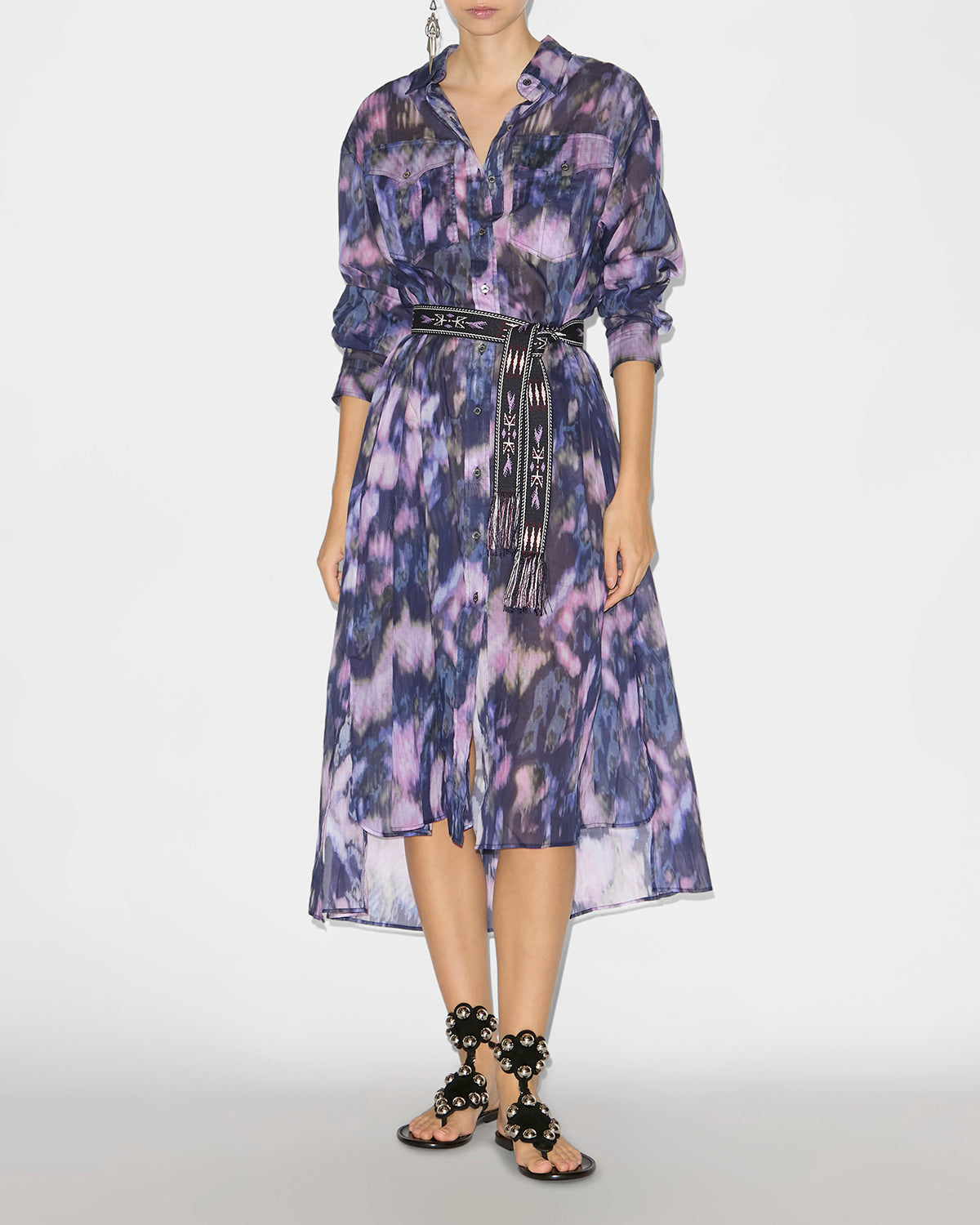 Eliane dress Woman Purple-lilac 4