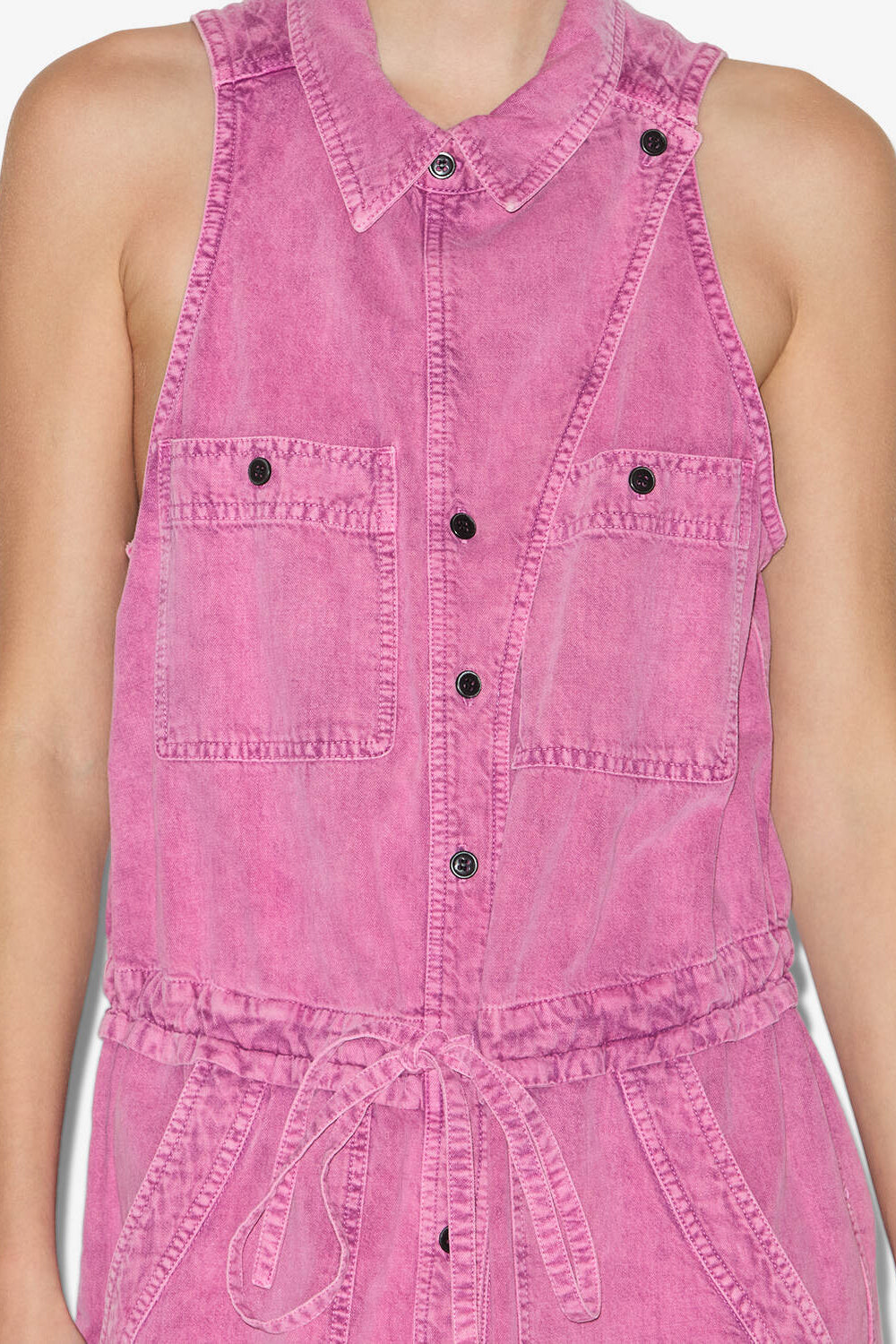 Ines xxx cotton dress - Rosa - Woman - 3