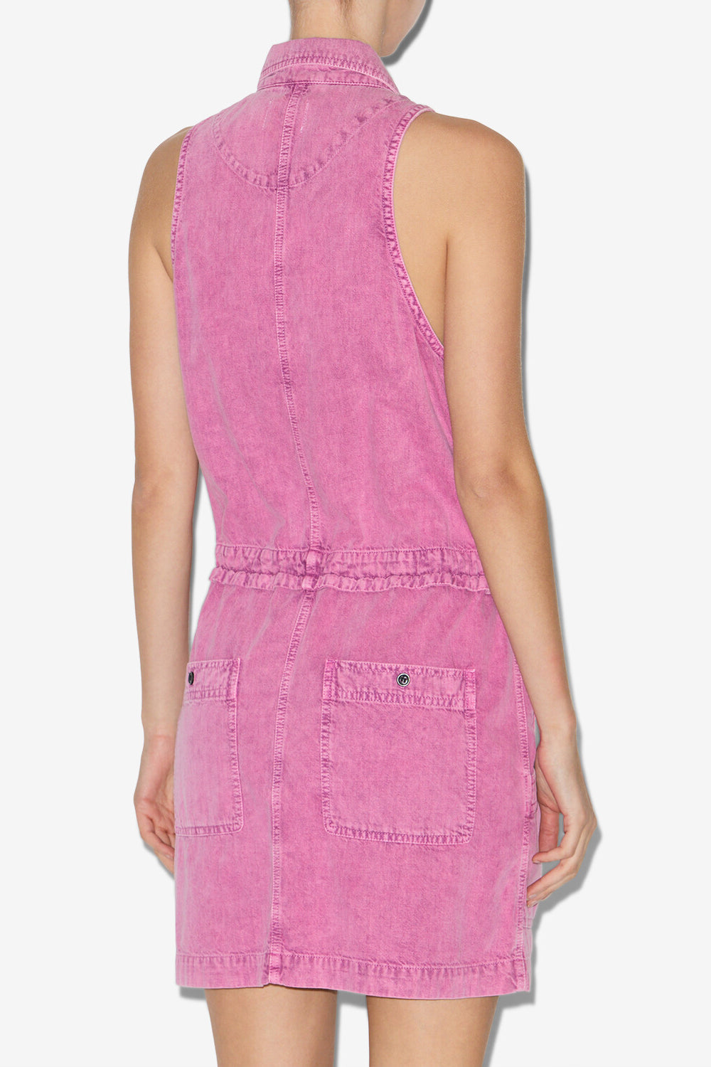 Ines xxx cotton dress - Rosa - Woman - 5