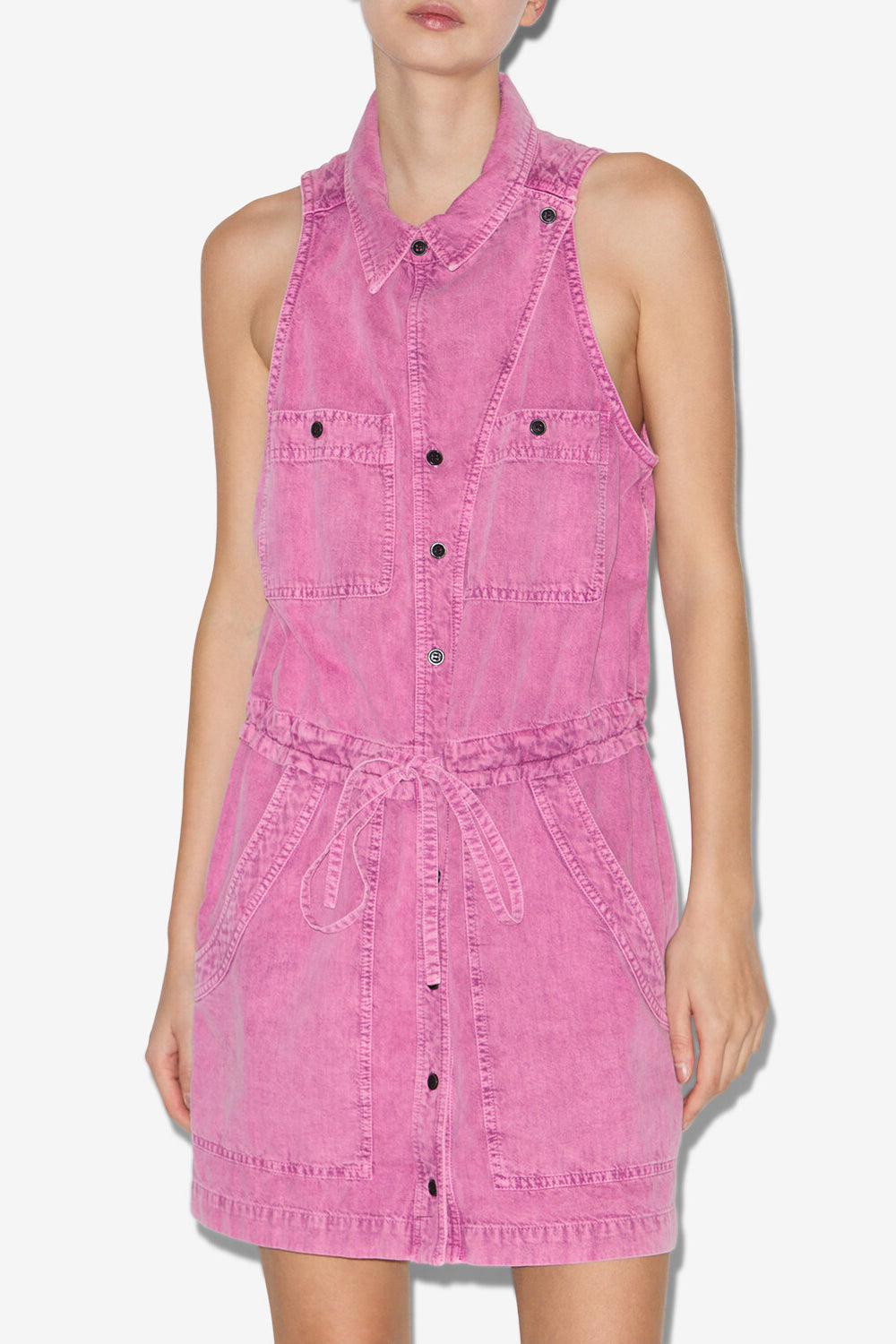 Ines xxx cotton dress - Rosa - Woman - 4