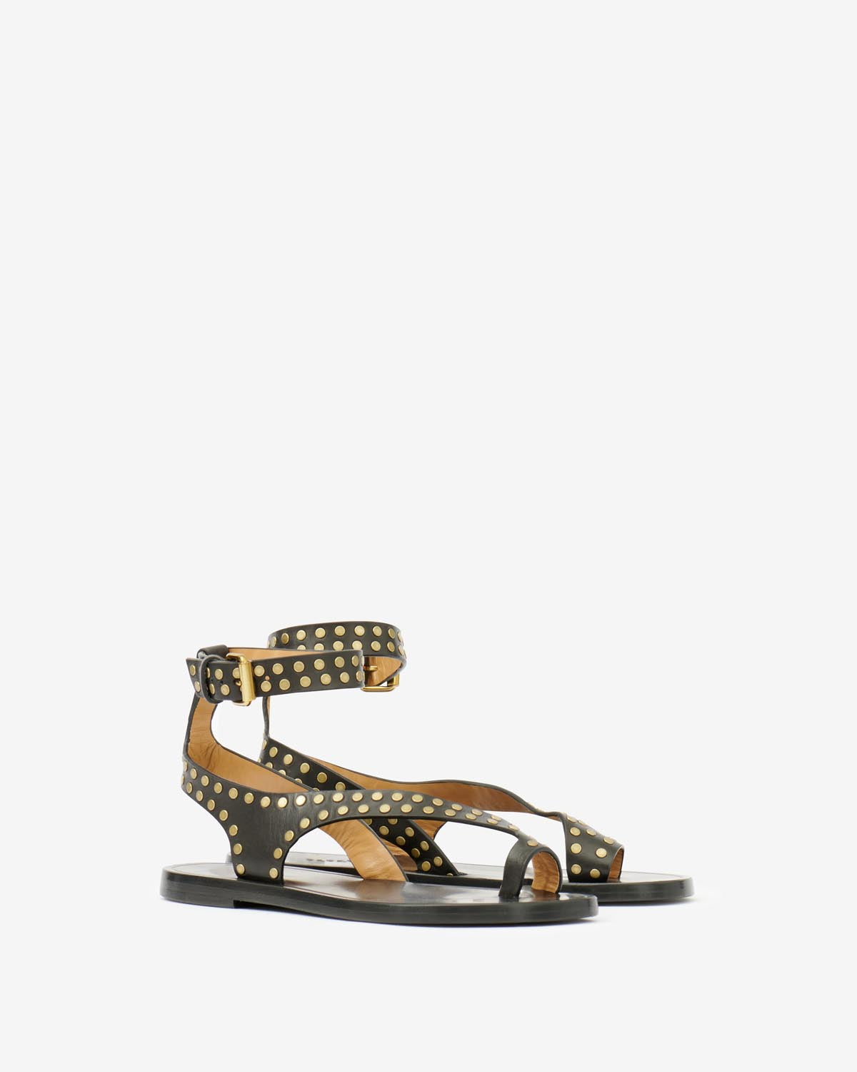 Jiona sandals Woman Black and gold 4
