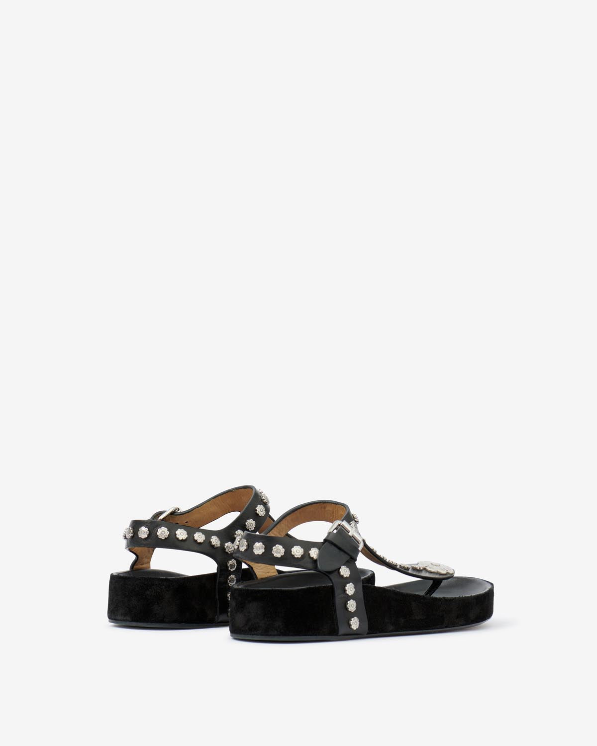 Enore sandals Woman Black and silver 4