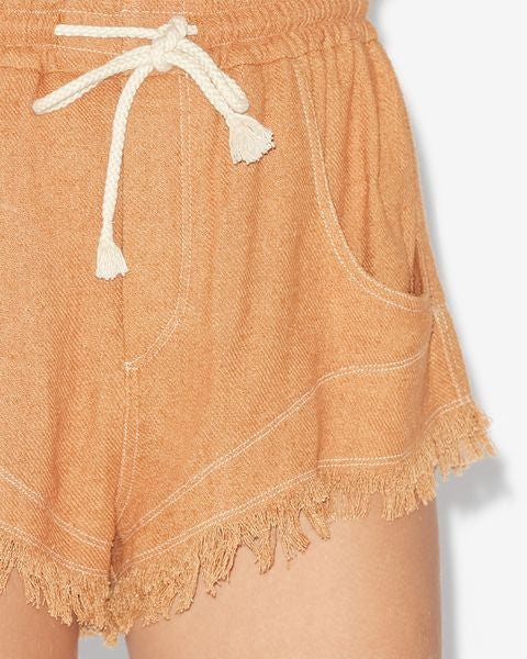 Talapiz shorts Woman Camel 8