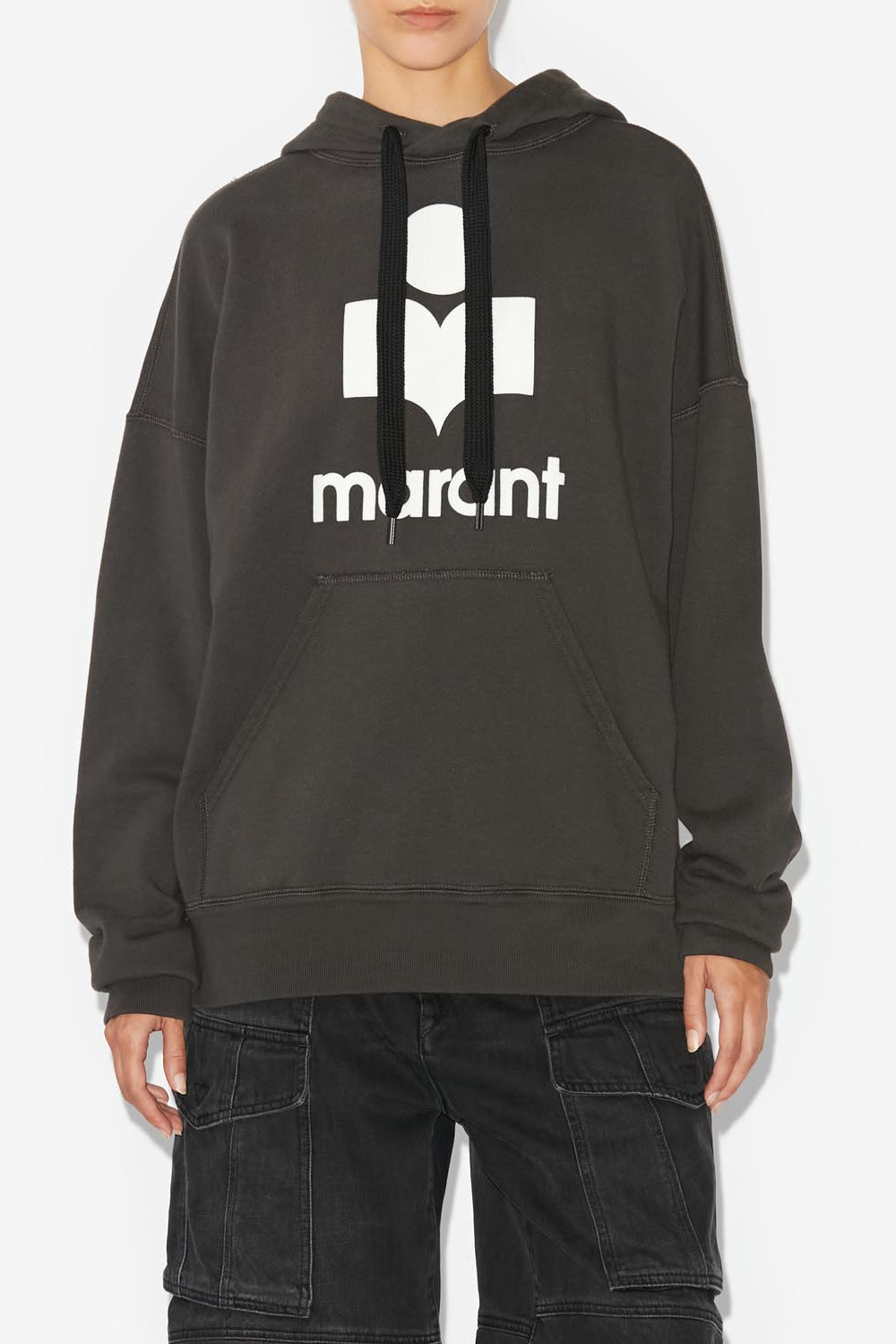 Mansel sweatshirt - Faded black-ecru - Woman - 4