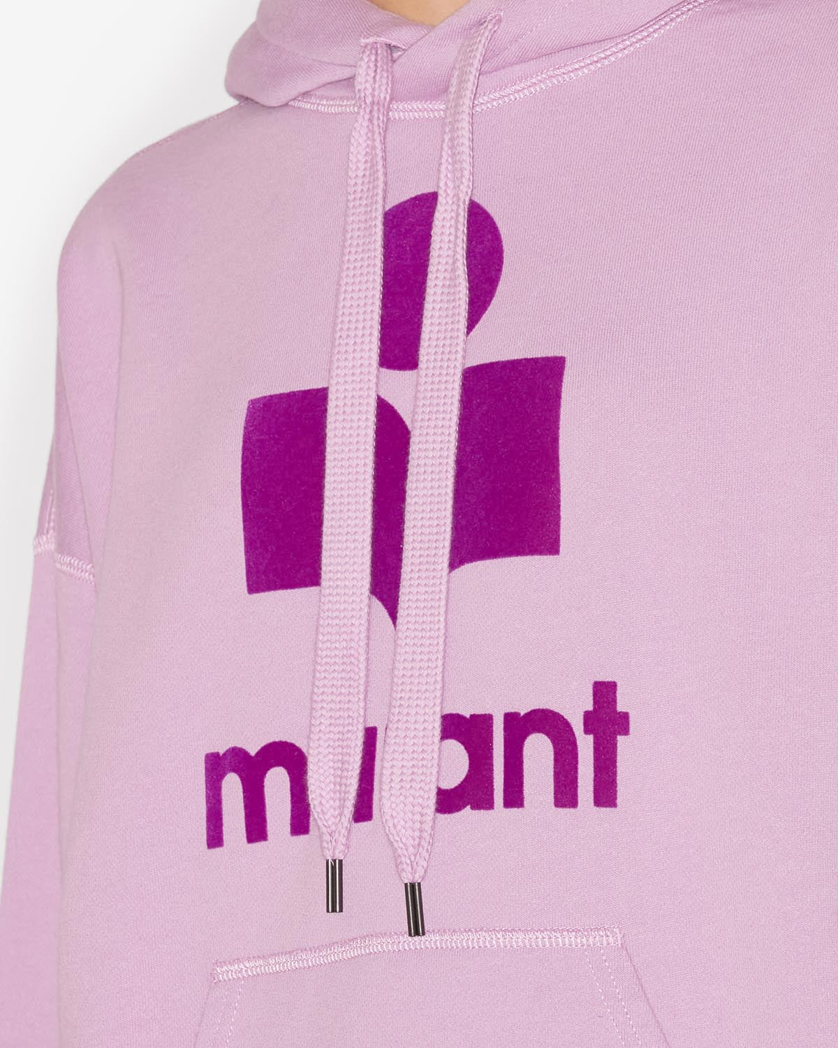 Mansel oversized hoodie sweatshirt Woman Lilac-purple 2