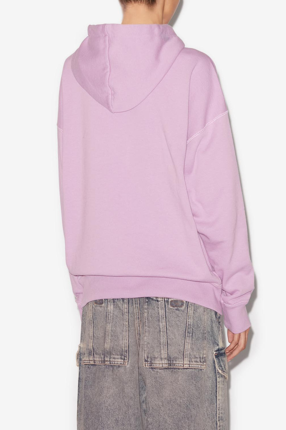 Mansel oversized hoodie sweatshirt - Lilac-purple - Woman - 5