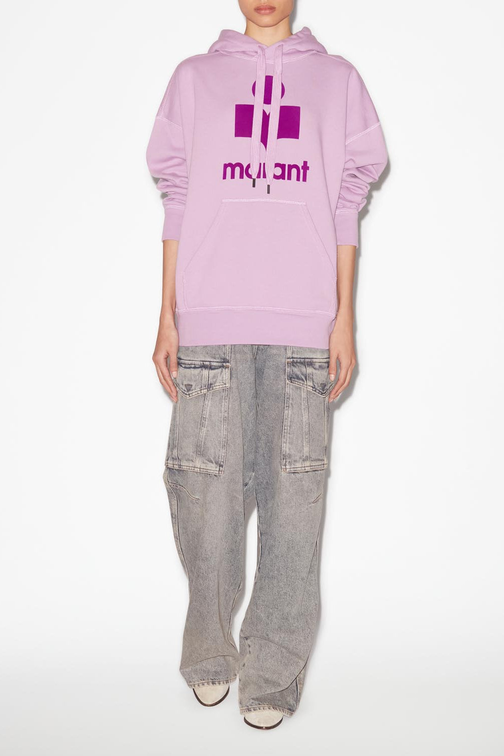 Mansel oversized hoodie sweatshirt - Lilac-purple - Woman - 2