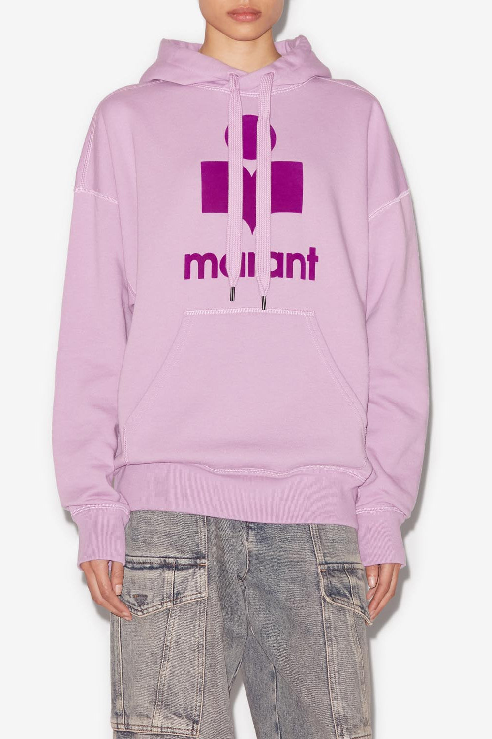Mansel oversized hoodie sweatshirt - Lilac-purple - Woman - 4