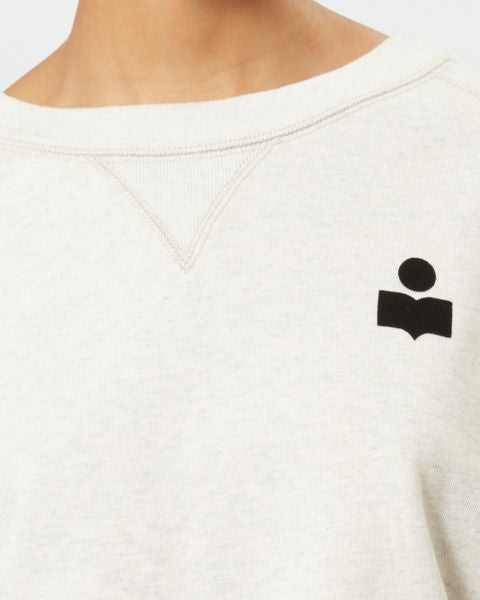 Sweatshirt margo mit logo Woman Naturfarben 14