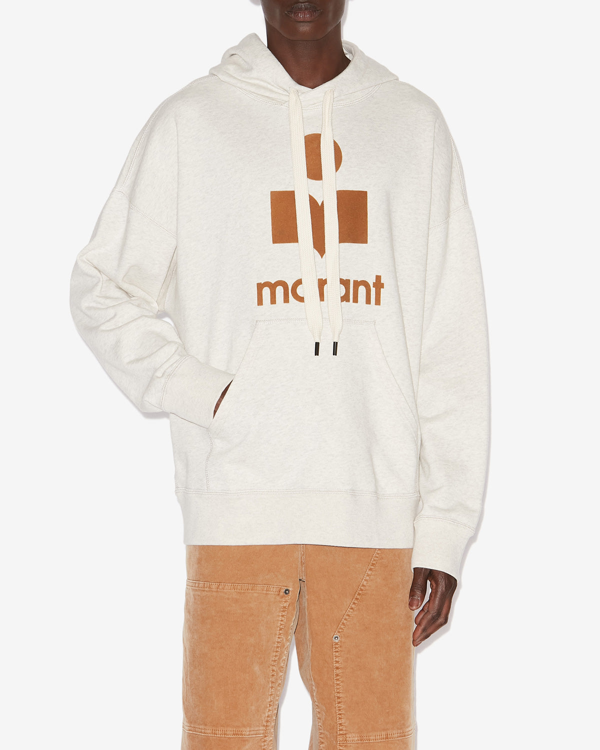 Sudadera miley Man Ecru/camel 4