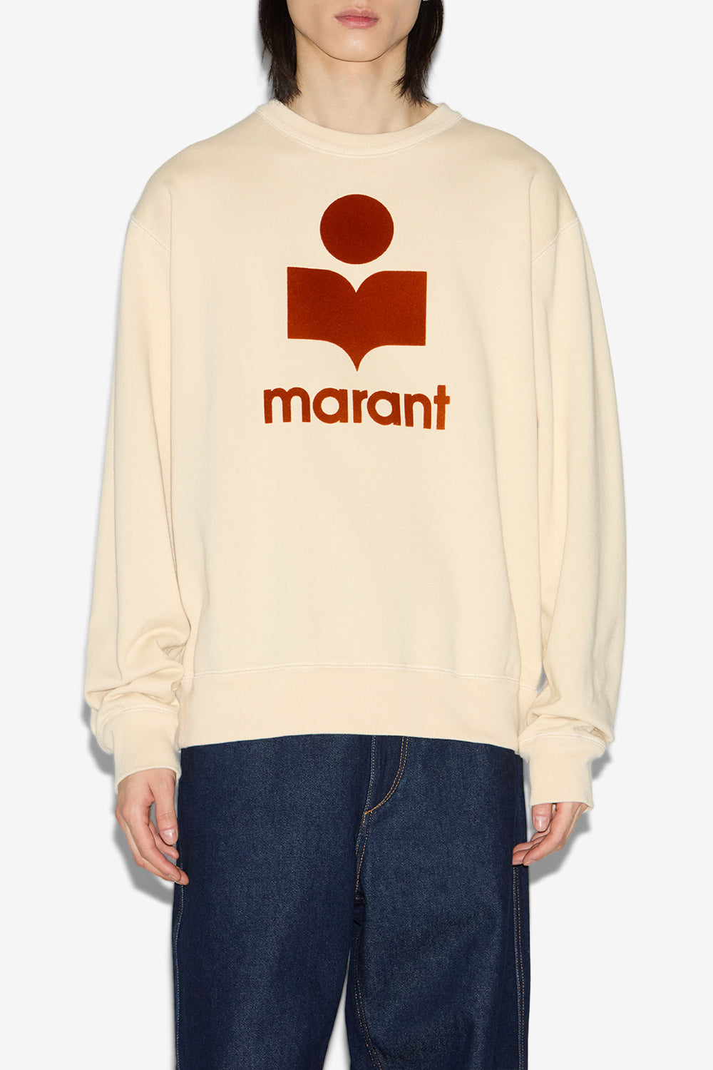 Mikoy 로고 면 스웨트셔츠 - Beige-rust - Man - 4