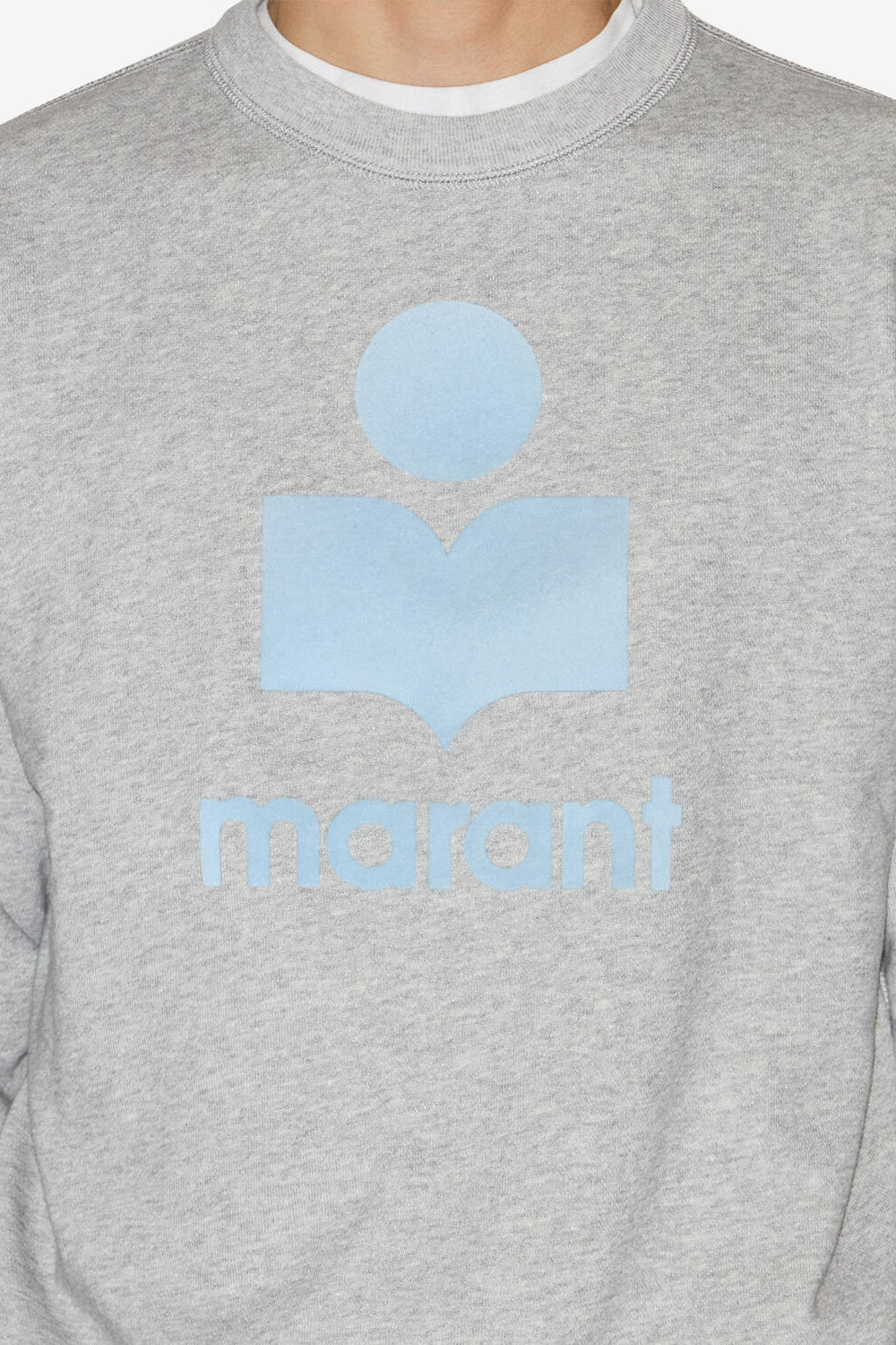 Mikoy 로고 면 스웨트셔츠 - Gray-ice blue - Man - 3
