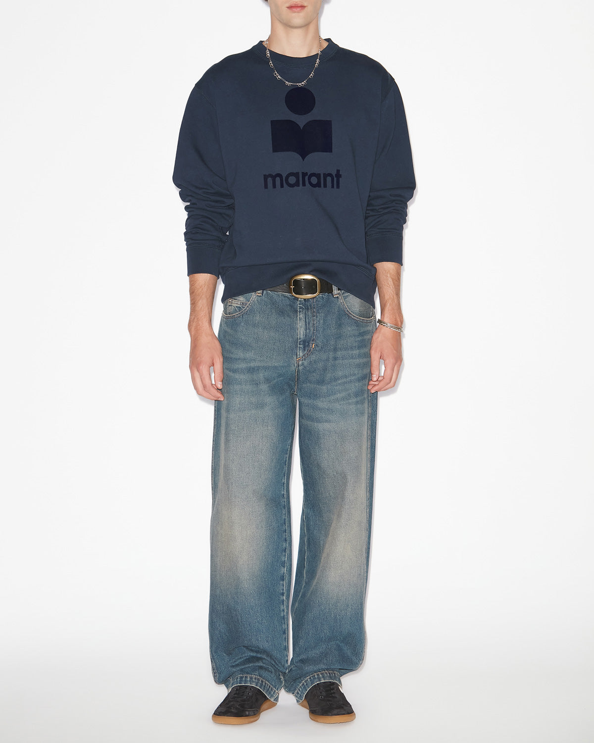 Mikoy sweatshirt Man Midnight-blue 4