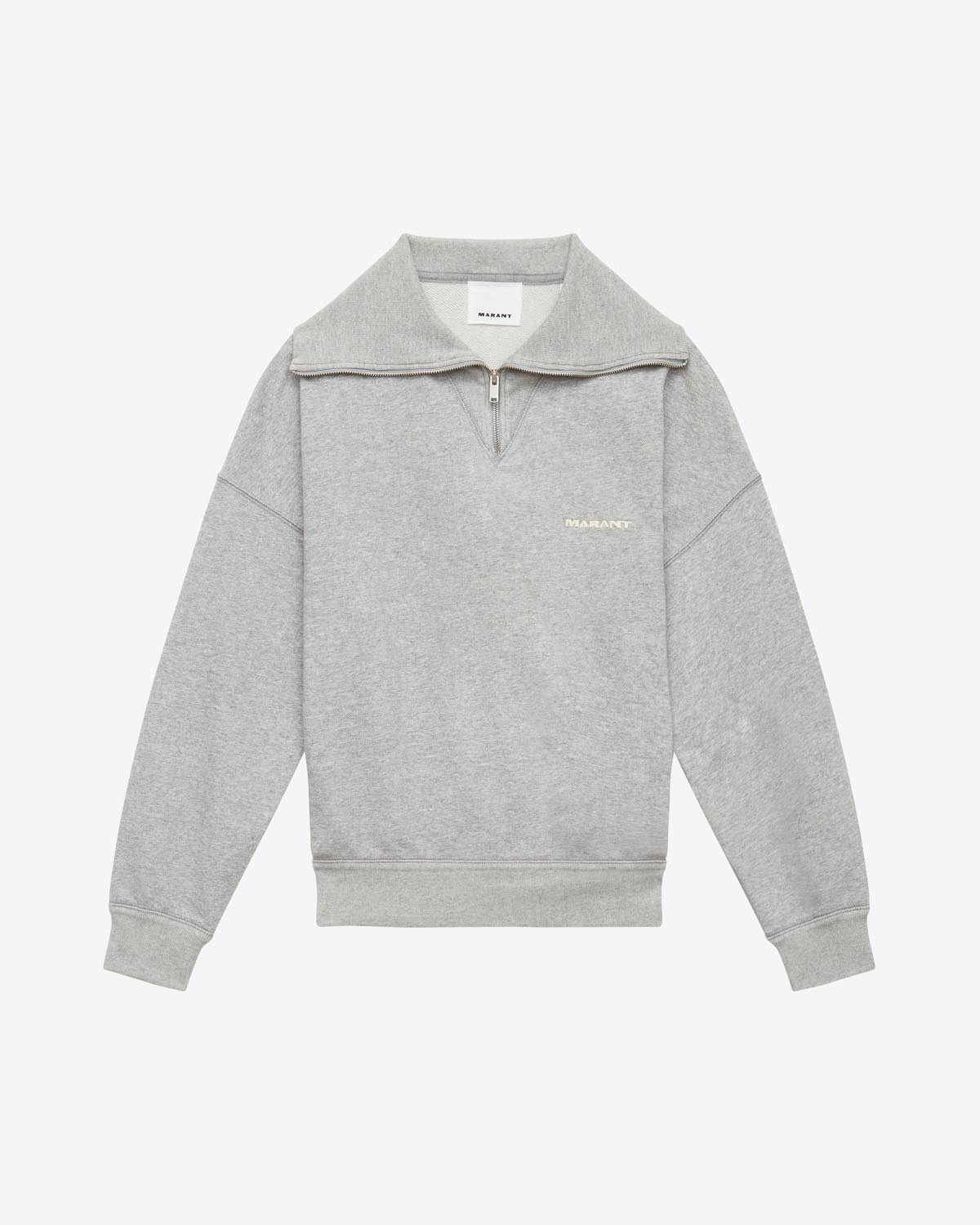 Weloyan logo sweatshirt Man Gray 1