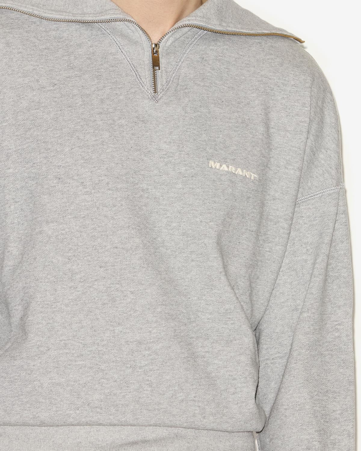 Sweatshirt weloyan à logo Man Gris 2