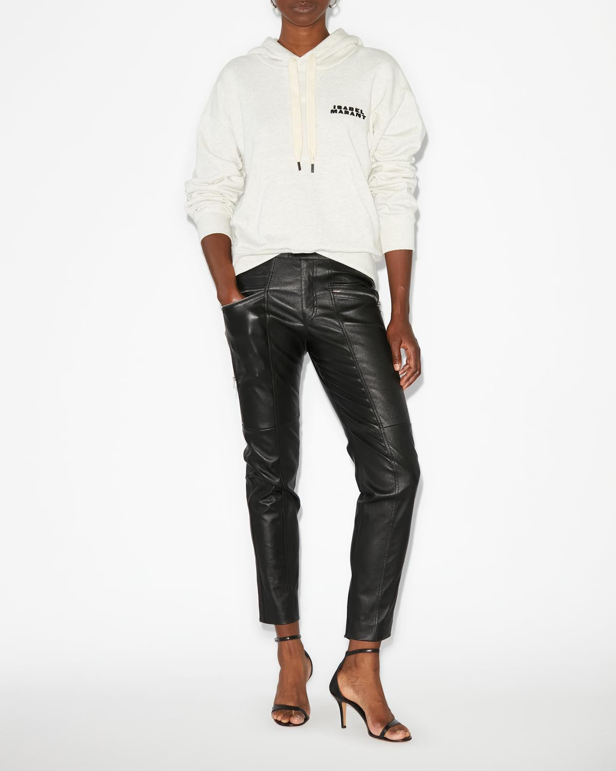 Sylla sweatshirt - Ecru - Woman - 1