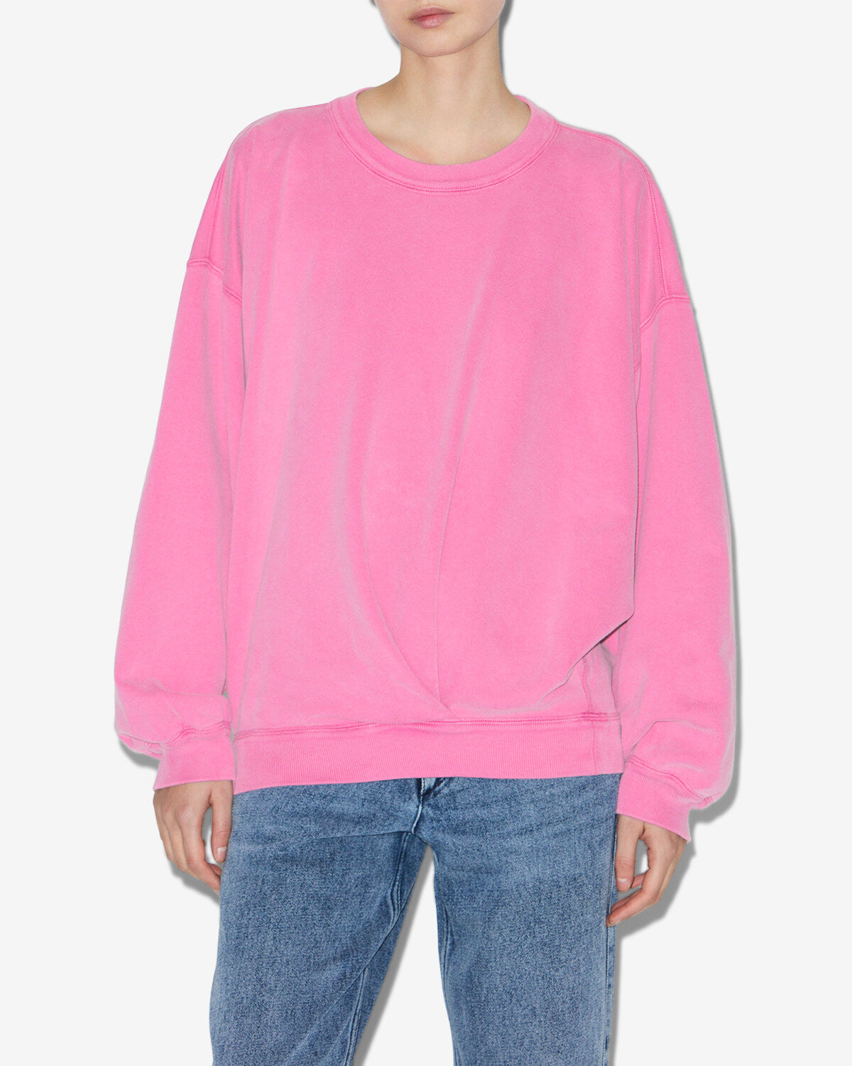 Felpa in cotone sauria - Pink lavender - Woman - 3