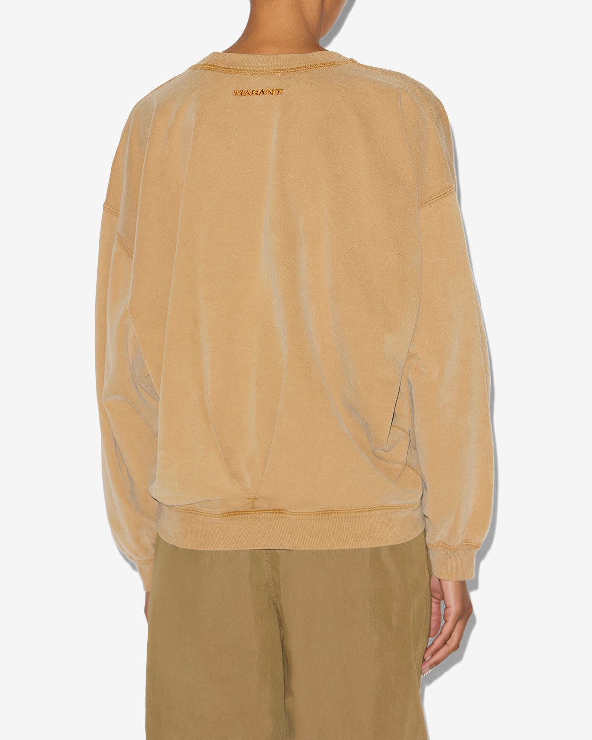 ウォッシュ加工コットン製 スウェットシャツ - Caramel - Woman - 4