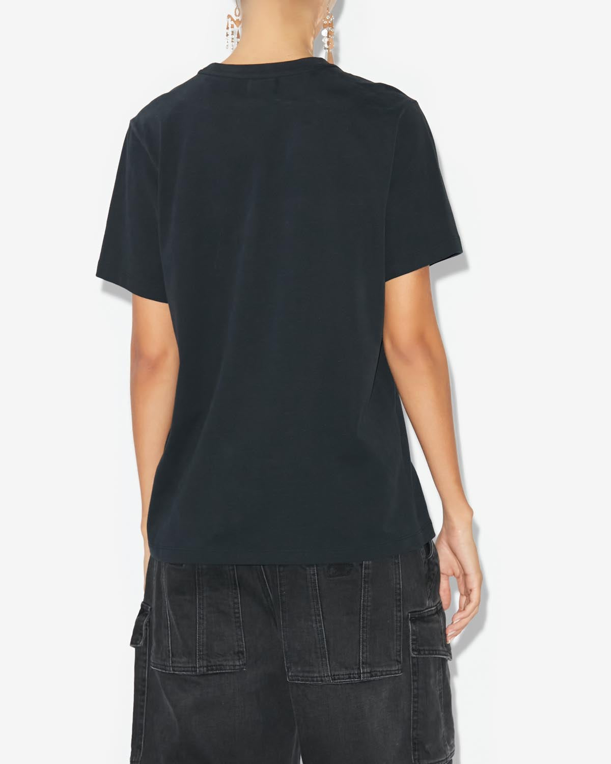 Zewel ロゴ tシャツ Woman 黒 3