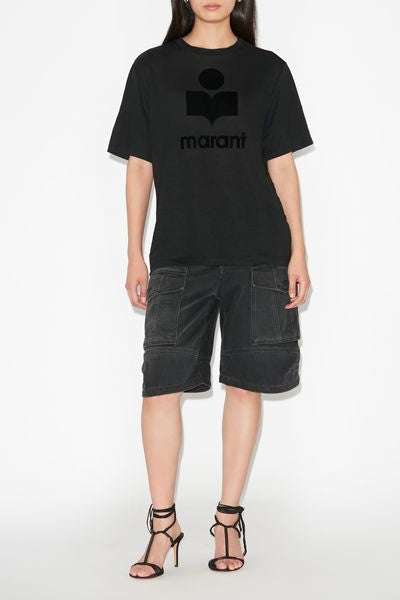 Camiseta con logotipo de manga corta zewel - Negro - Woman - 3