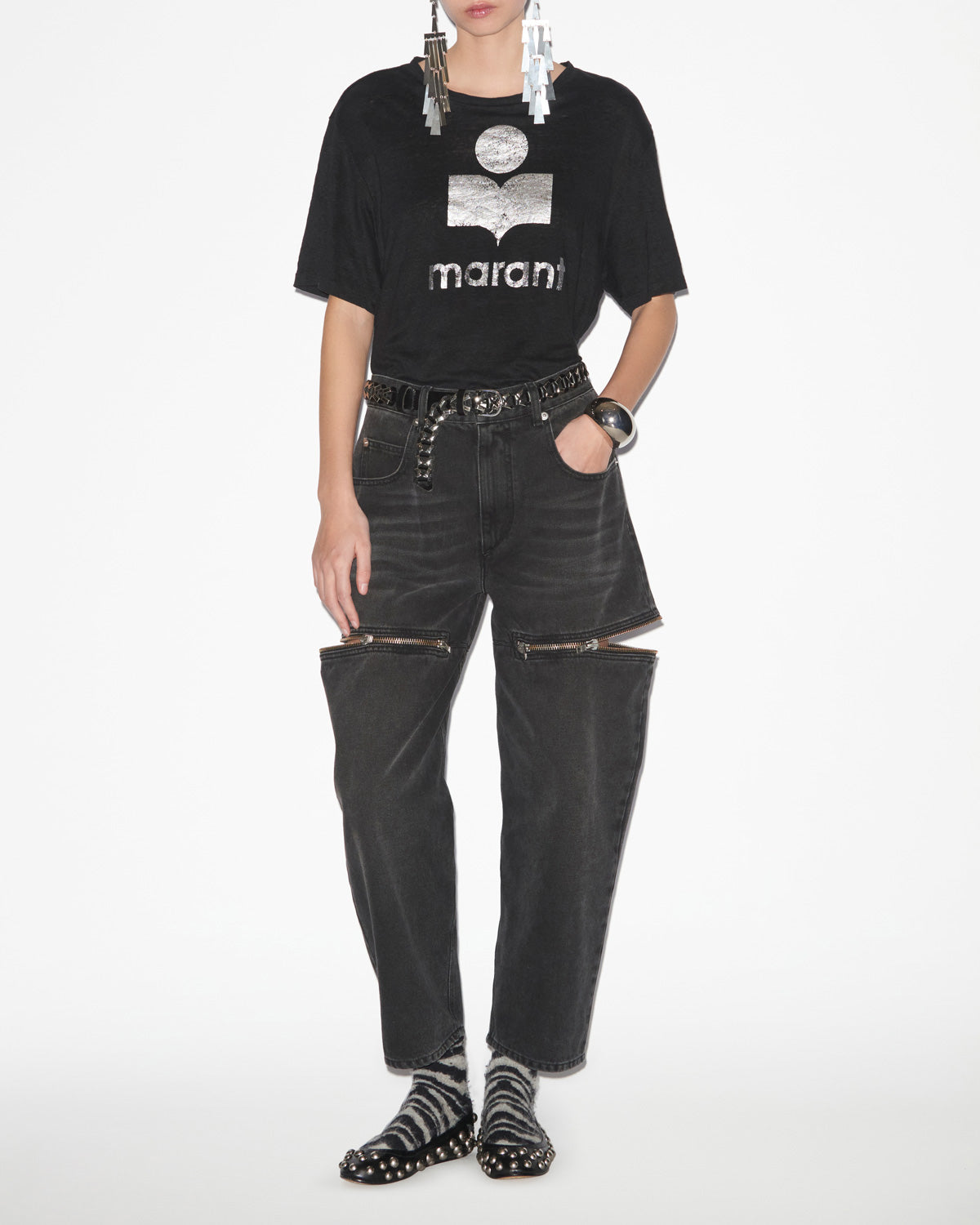 Zewel ロゴ 半袖tシャツ - 黒 - Woman - 1