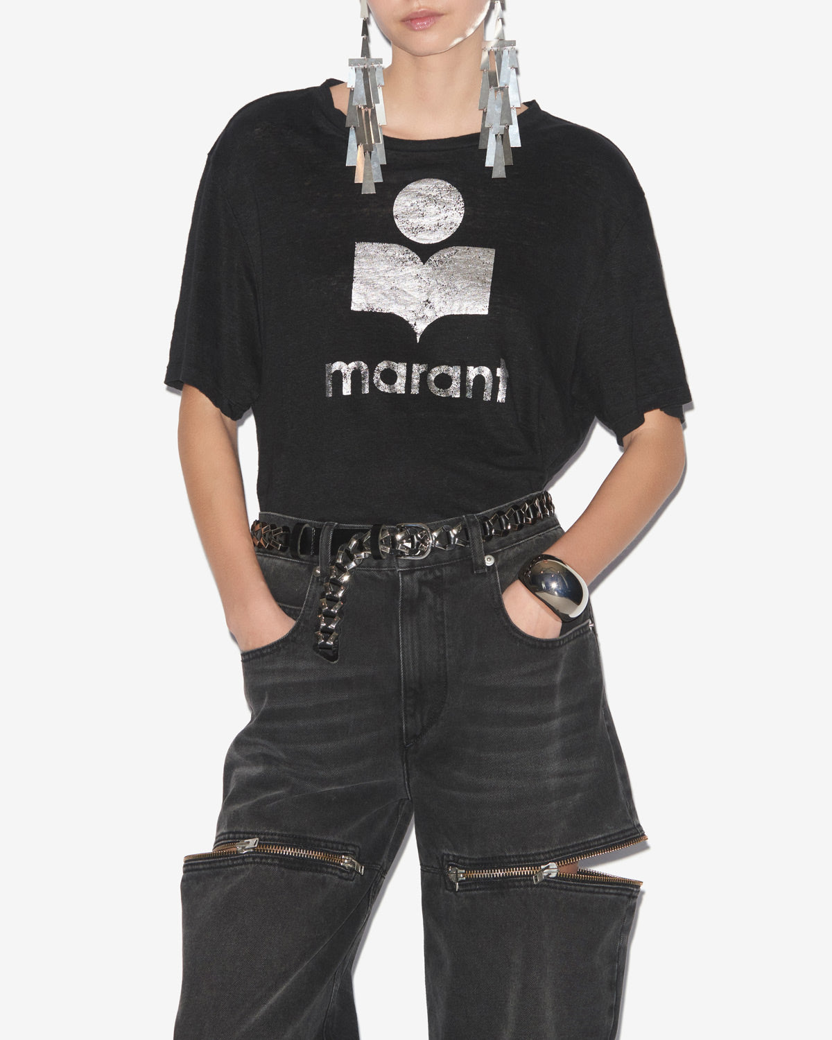 Zewel ロゴ 半袖tシャツ - 黒 - Woman - 5