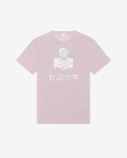 Zewel logo t-shirt Woman Pearl rose-silver 1