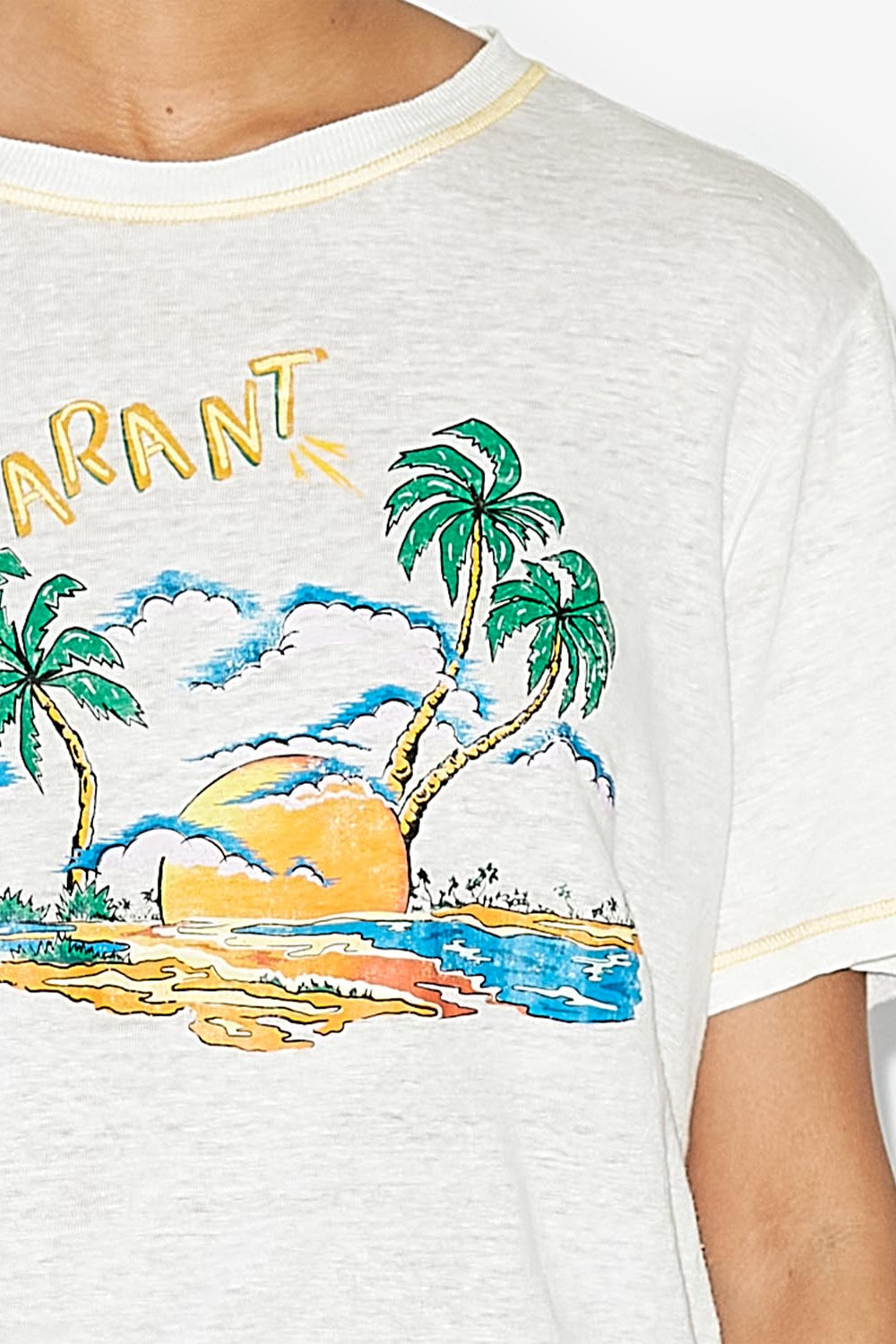 T-shirt a maniche corte con logo zewel - Bianco - Woman - 3