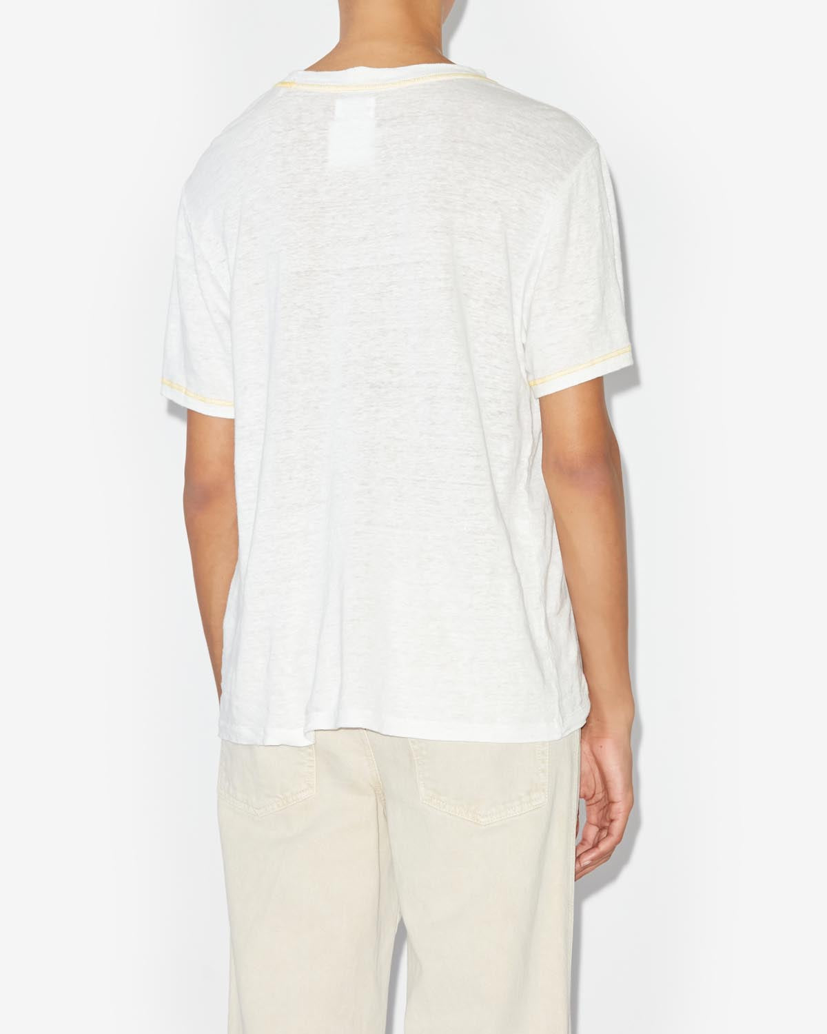 T-shirt a maniche corte con logo zewel - Bianco - Woman - 4